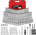 1/4in & 3/8in Drive Impact Socket Set 122pcs - Full Garage Kit