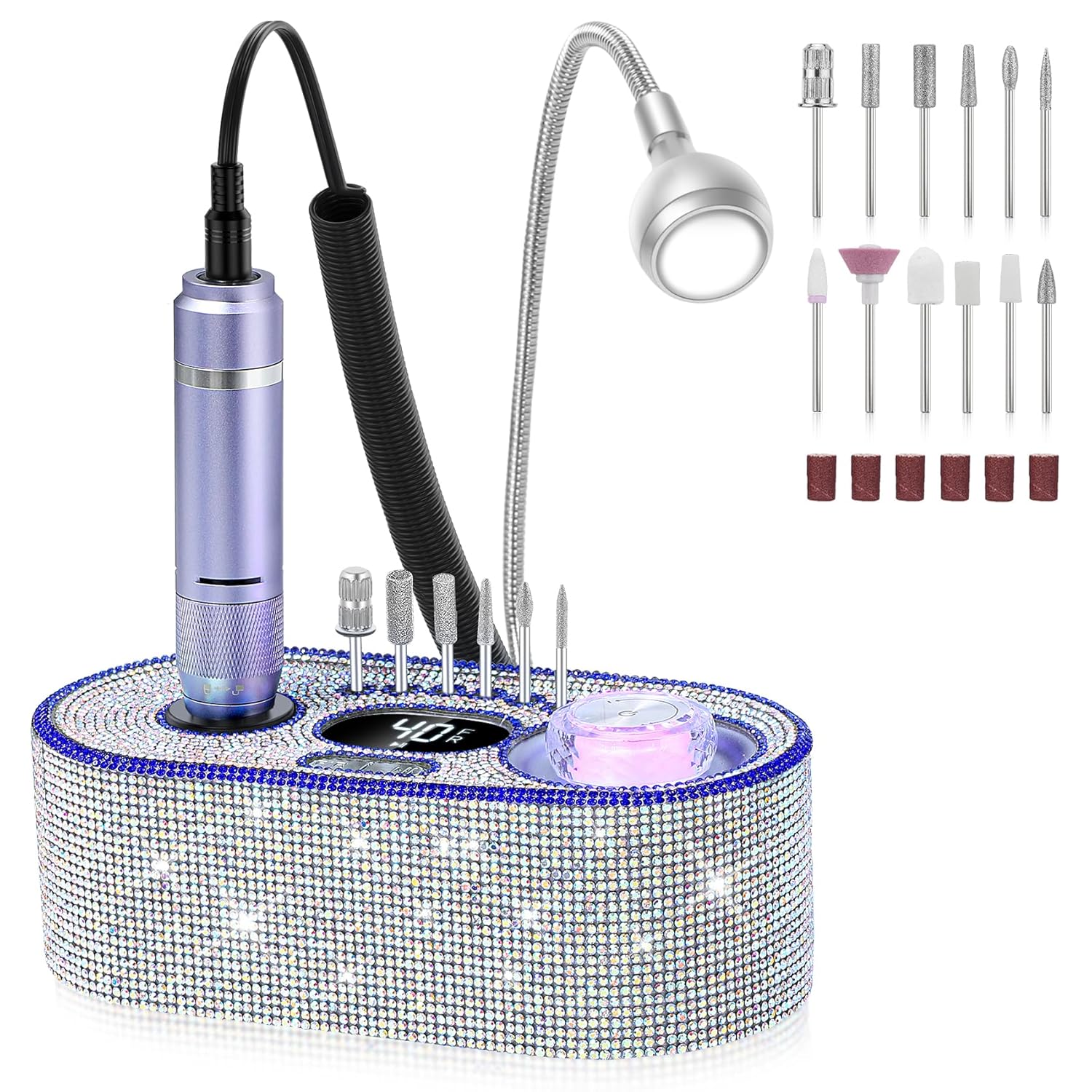 Professional Nail Drill Kit for Salon and Home Use - 40000RPM