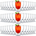 Patelai Set of 48 Clear Glasses for Water, Juice, and More