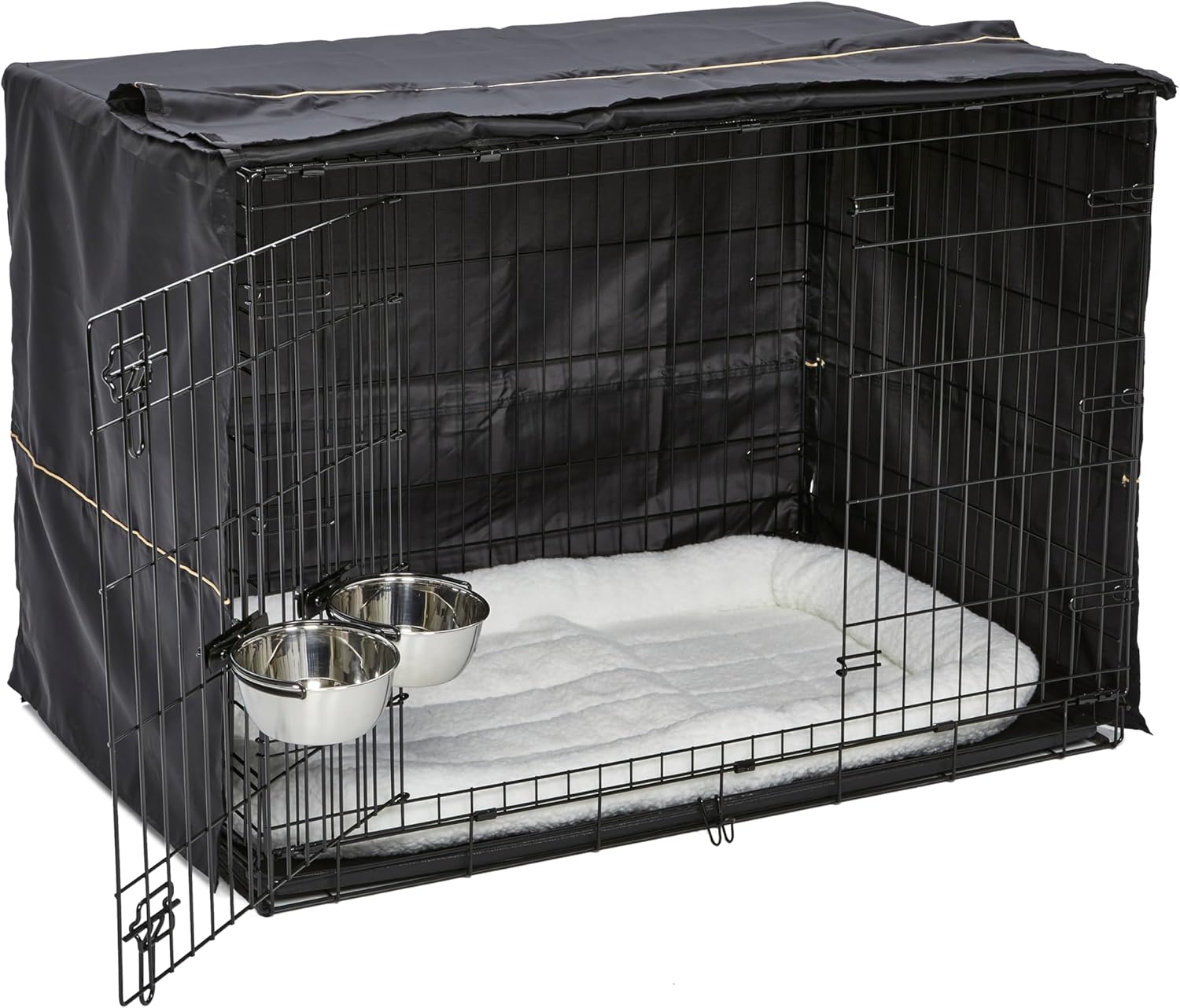 MidWest Double Door iCrate Starter Kit for Large Dogs, 42-in
