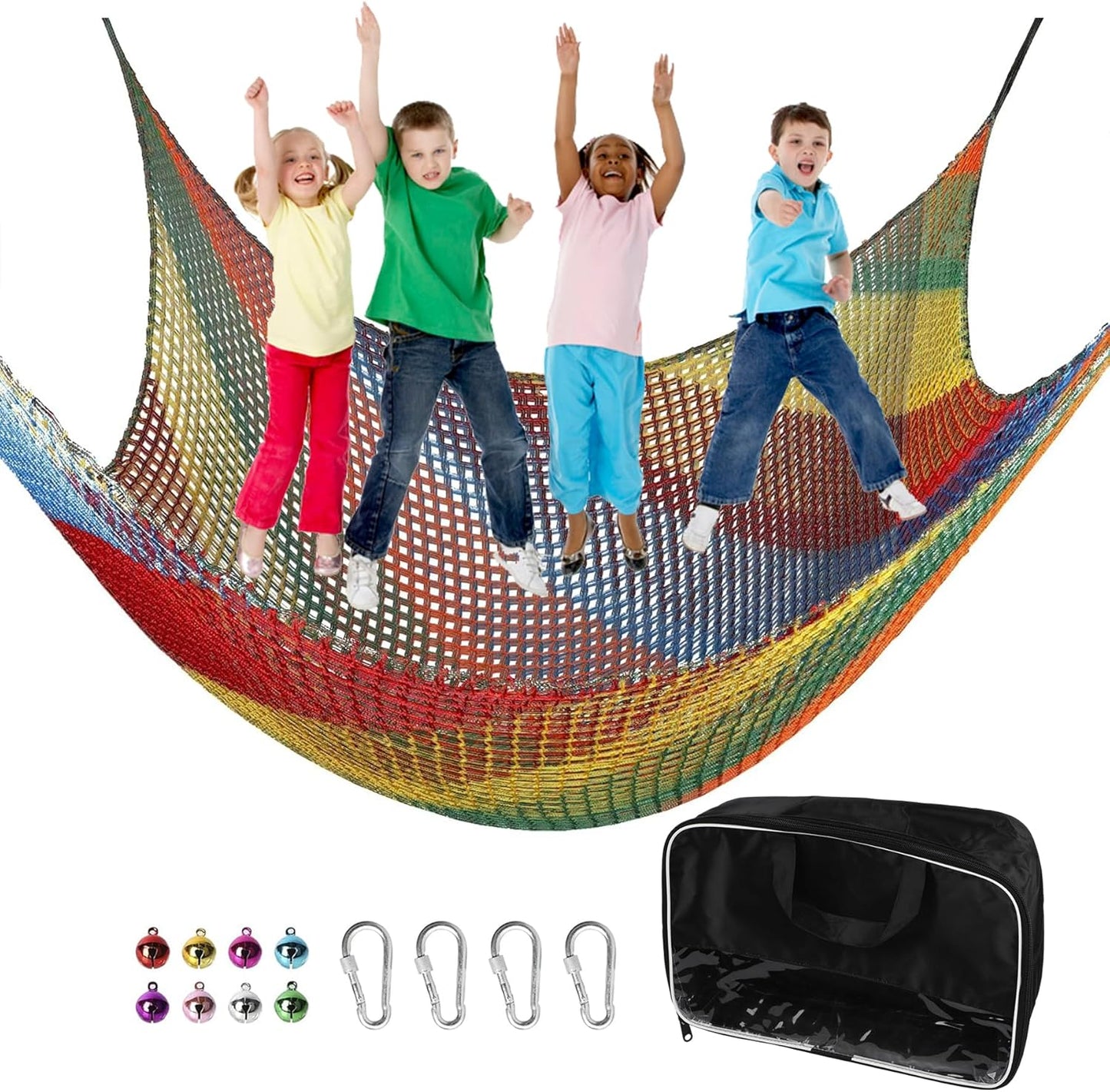Playground Safety Net 6.5ft x 9.8ft for Kids' Climbing Fun