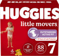 Huggies Size 7 Little Movers Diapers - Secure Fit for Active Toddlers