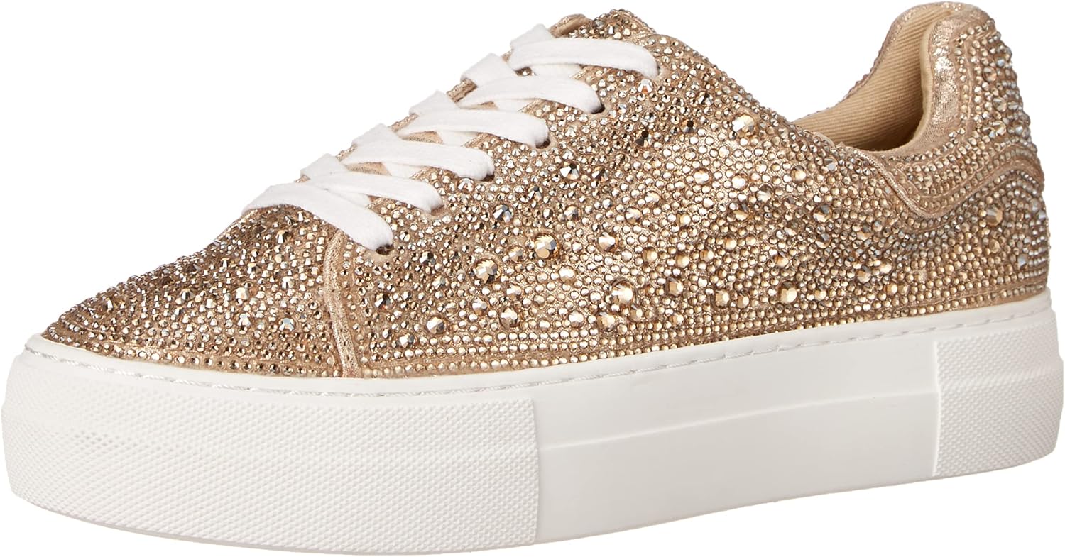 Betsey Johnson Women's Sidny Sneaker with Rhinestone Style