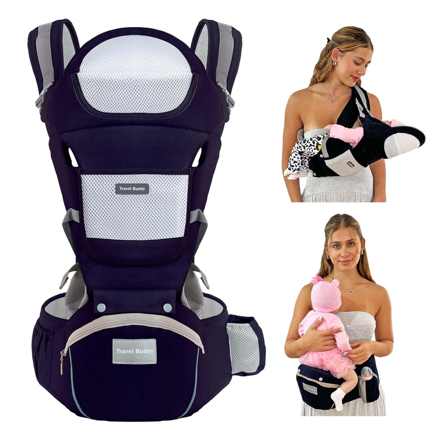 Ergonomic 4-in-1 Baby Carrier for Healthy Hips | Eazy Buddy