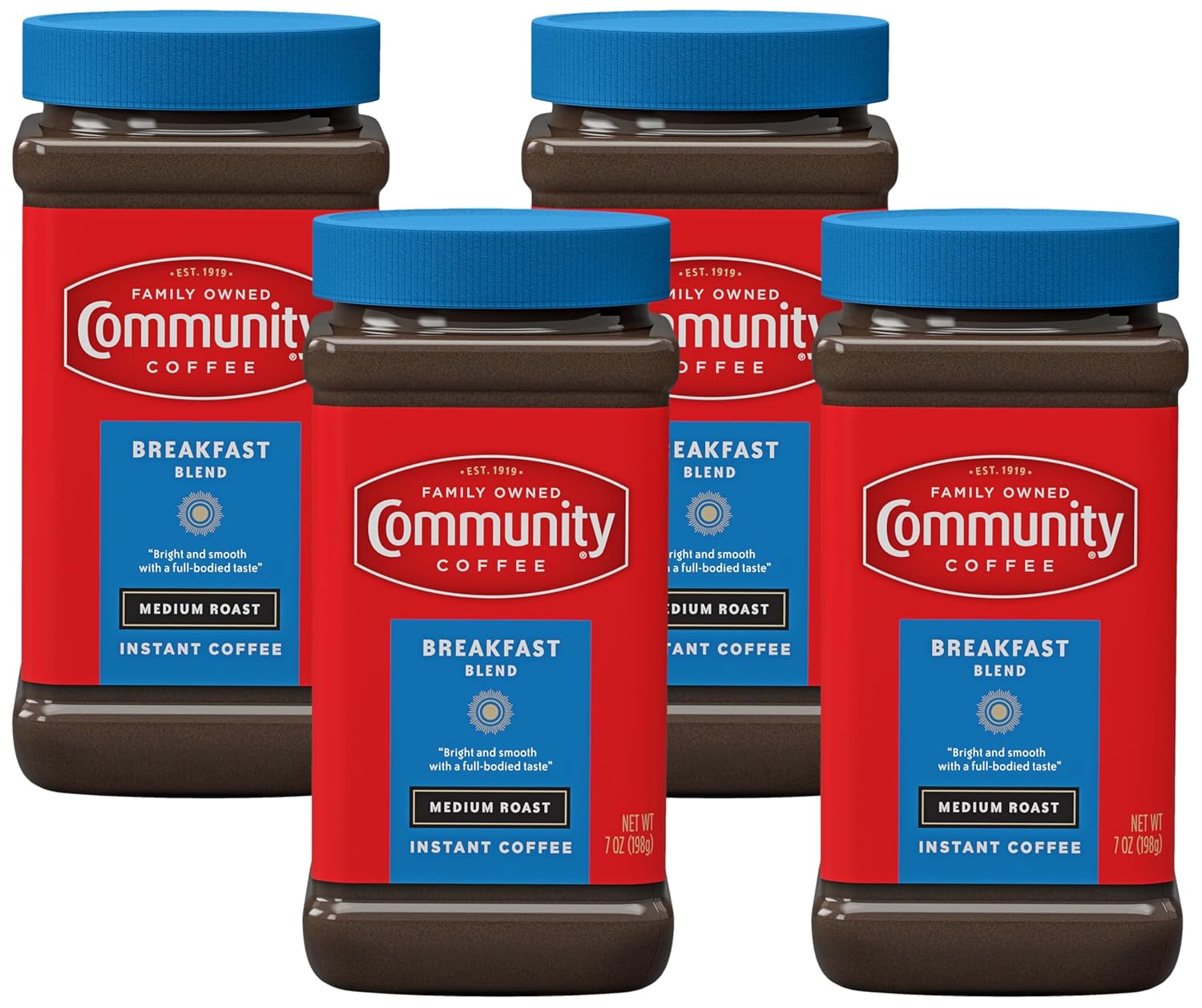 Community Coffee Breakfast Blend Instant Coffee, Medium Roast