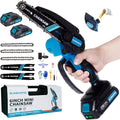 Mini Chainsaw Cordless 6 in - Portable Pruner for Yard Work