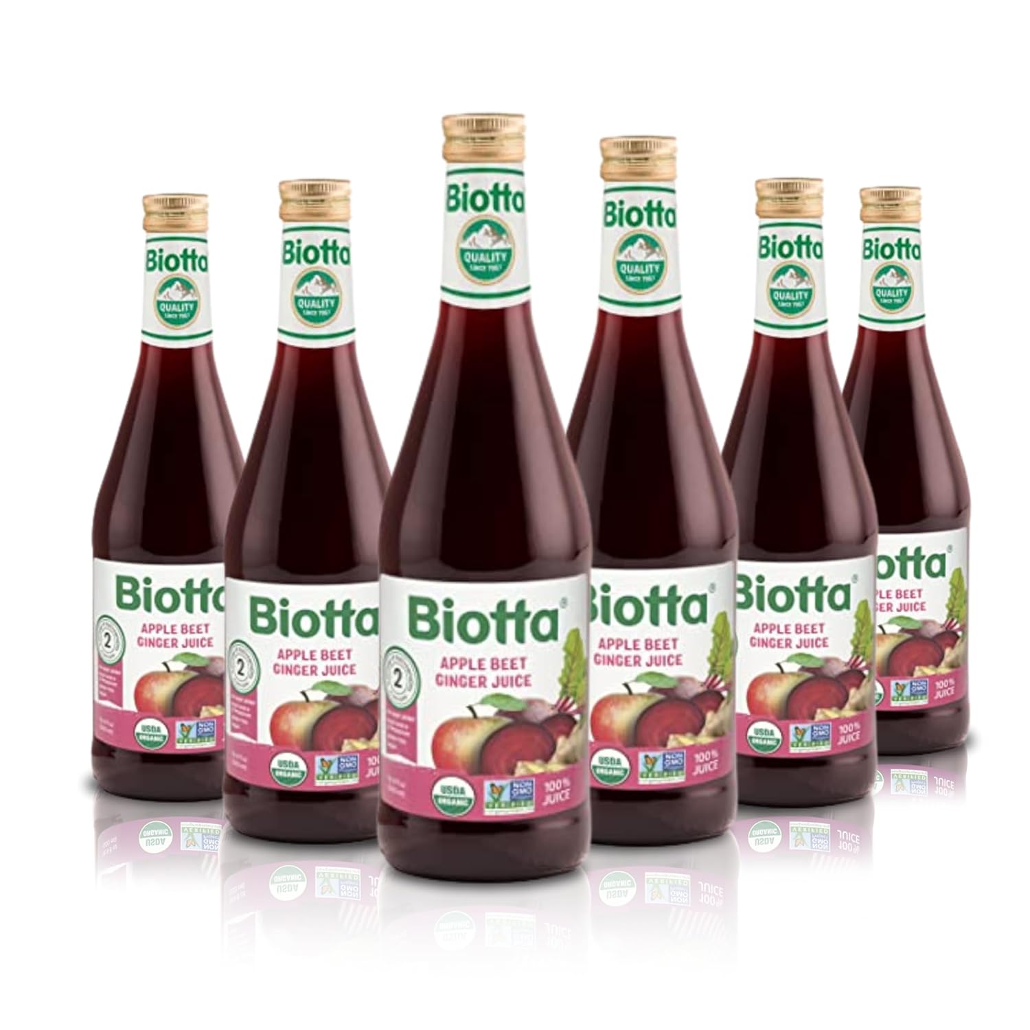 Biotta Superfood Juice - Organic Apple Beet Ginger Blend