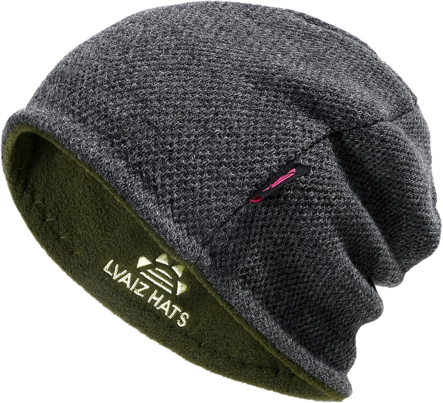 Cozy Reversible Fleece Beanie by Lvaiz Hats
