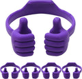 Cell Phone Tablet Stands Pack of 5 - Compact Thumbs-up Phone Holder