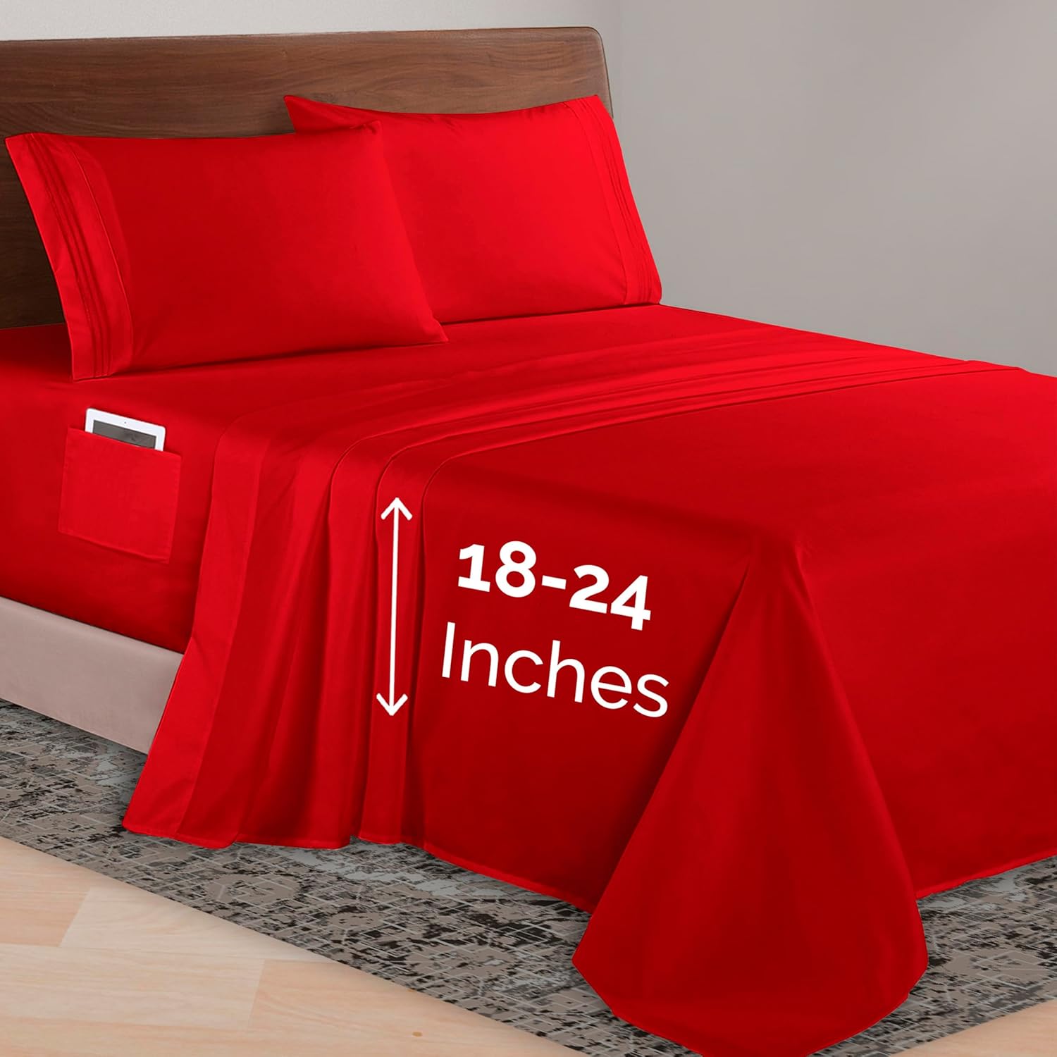 Elegant Comfort Luxurious 1500 Premium Microfiber Sheet Set