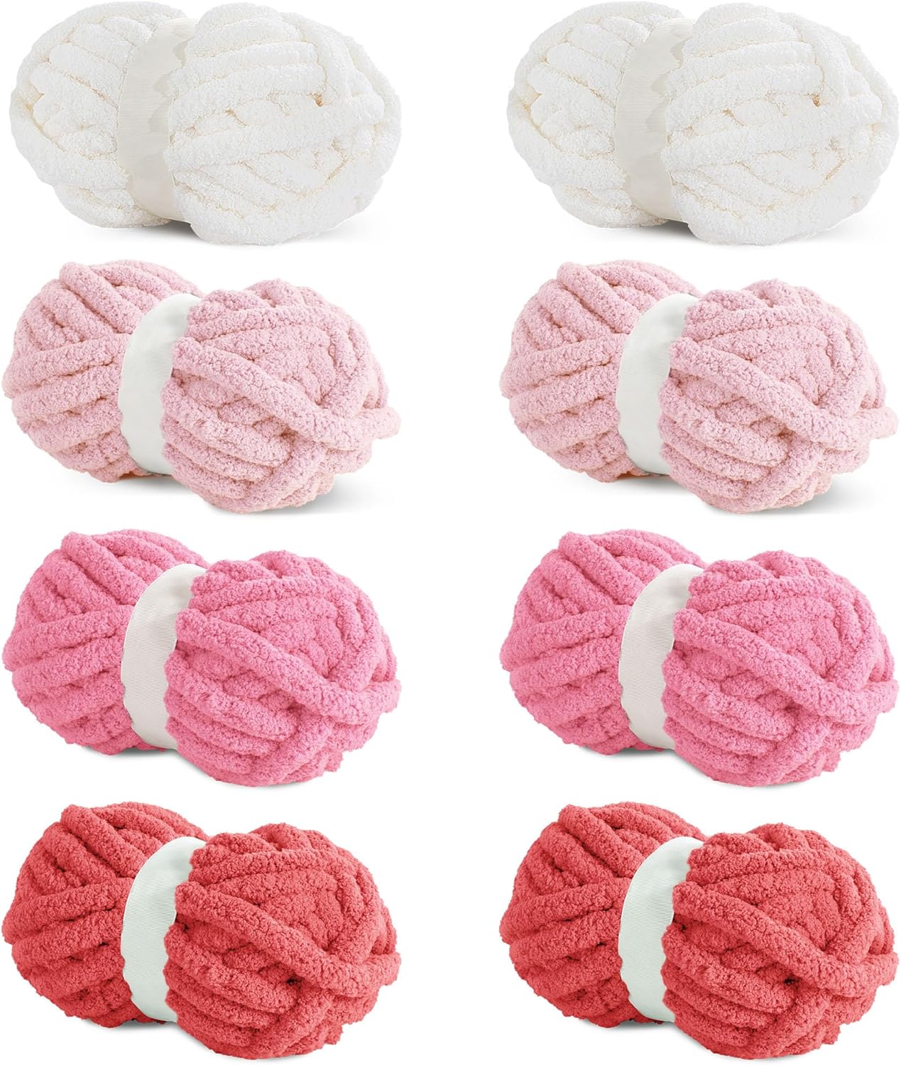 HOMBYS Chunky Yarn for Crocheting - Super Bulky Soft Yarn