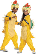 Kids Bowser Costume Hooded Jumpsuit for Children - Official Character