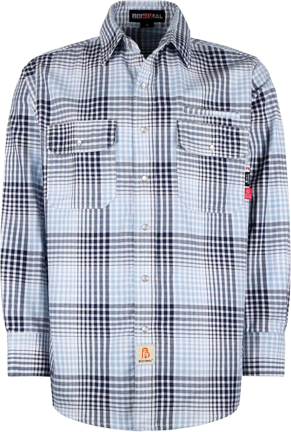 BOCOMAL FR Shirts for Men: Water Repellent Welding Jackets