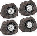 Solar Garden Rock Lights for Outdoor Pathway and Landscape Decor