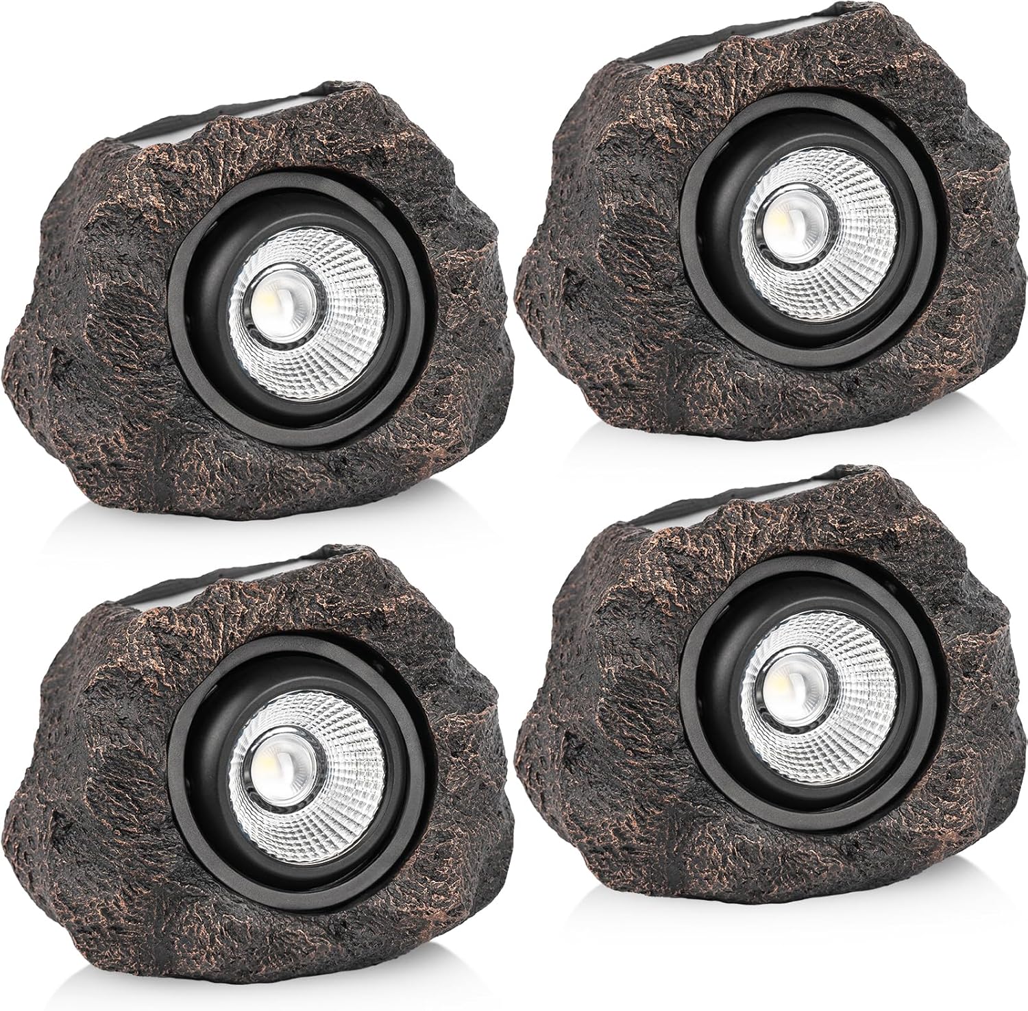 Solar Rock Lights for Outdoor Garden and Pathway Decor