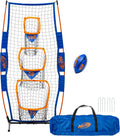 NERF Pro Pass Football Target Toss Net - Kid-Friendly Accuracy Trainer