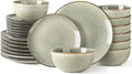 AmorArc Ceramic Dinnerware Set for 8 - 24 Pieces of Style