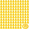 Zhanmai 300 Pcs Rubber Duck Bath Toys Bulk - Cute Squeaky Bath Fun