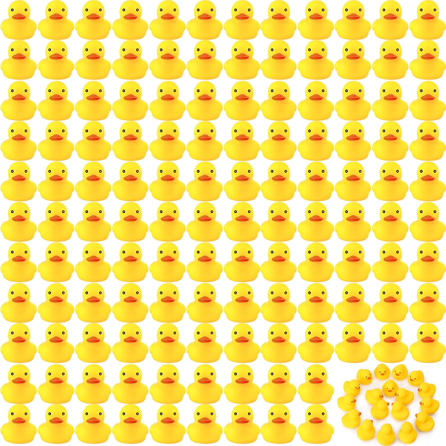 300 Pcs Rubber Duck Bath Toys for Fun and Relaxation