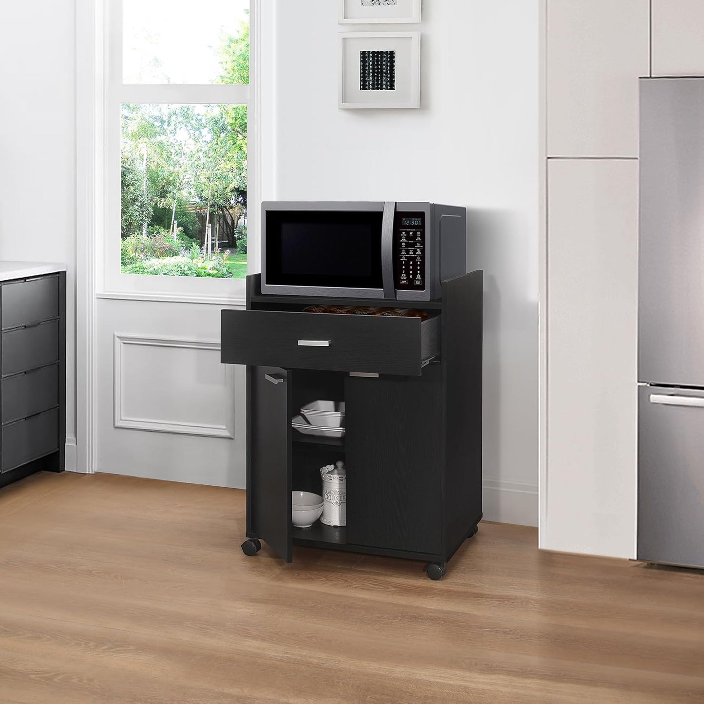 Mobile Kitchen Cart - Space Saving, Stylish Storage
