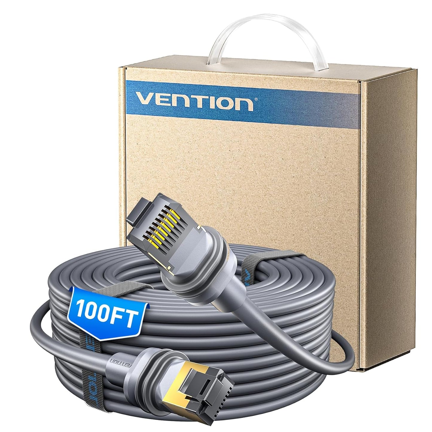 VENTION Starlink Gen 3 Cat 7 Cable 100ft for High-Speed Internet