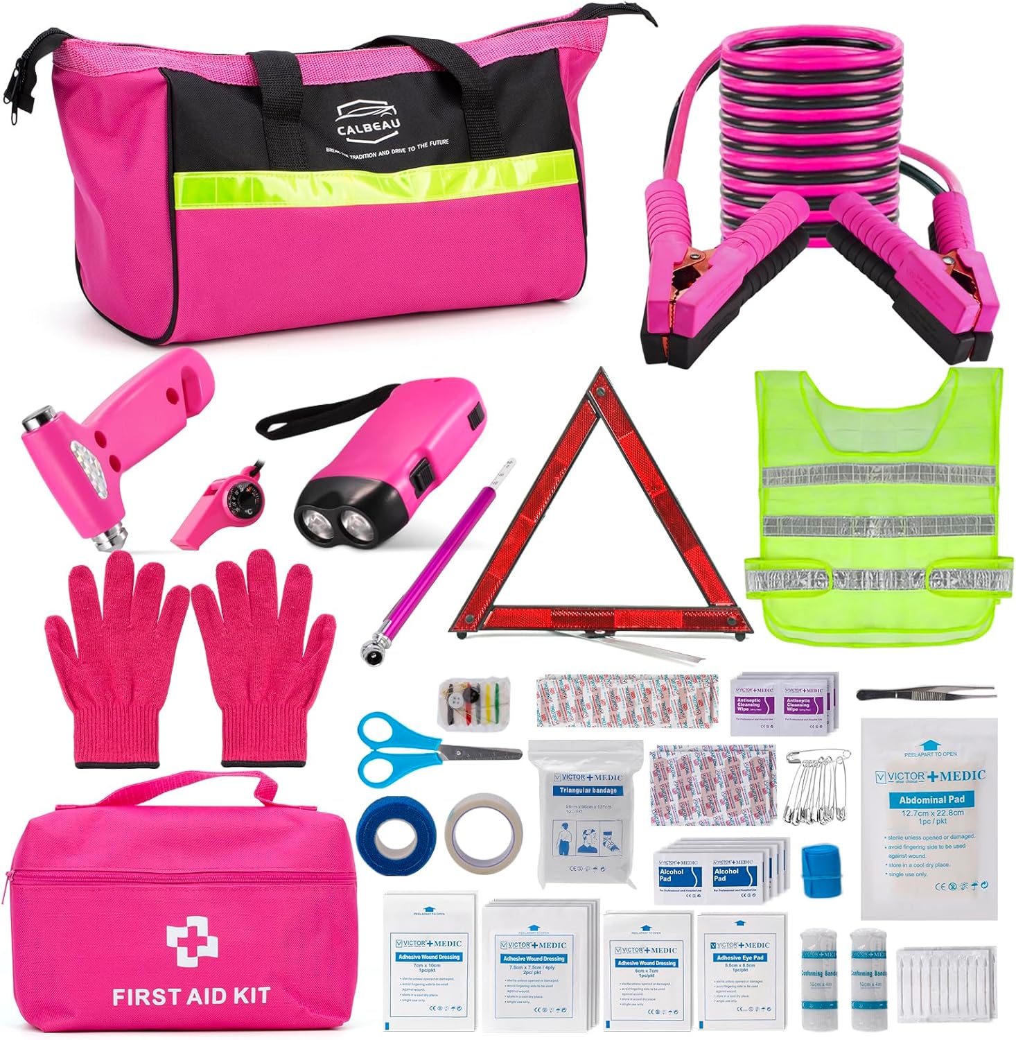 Roadside Emergency Car Kit for Vehicles - Essential Safety Gear