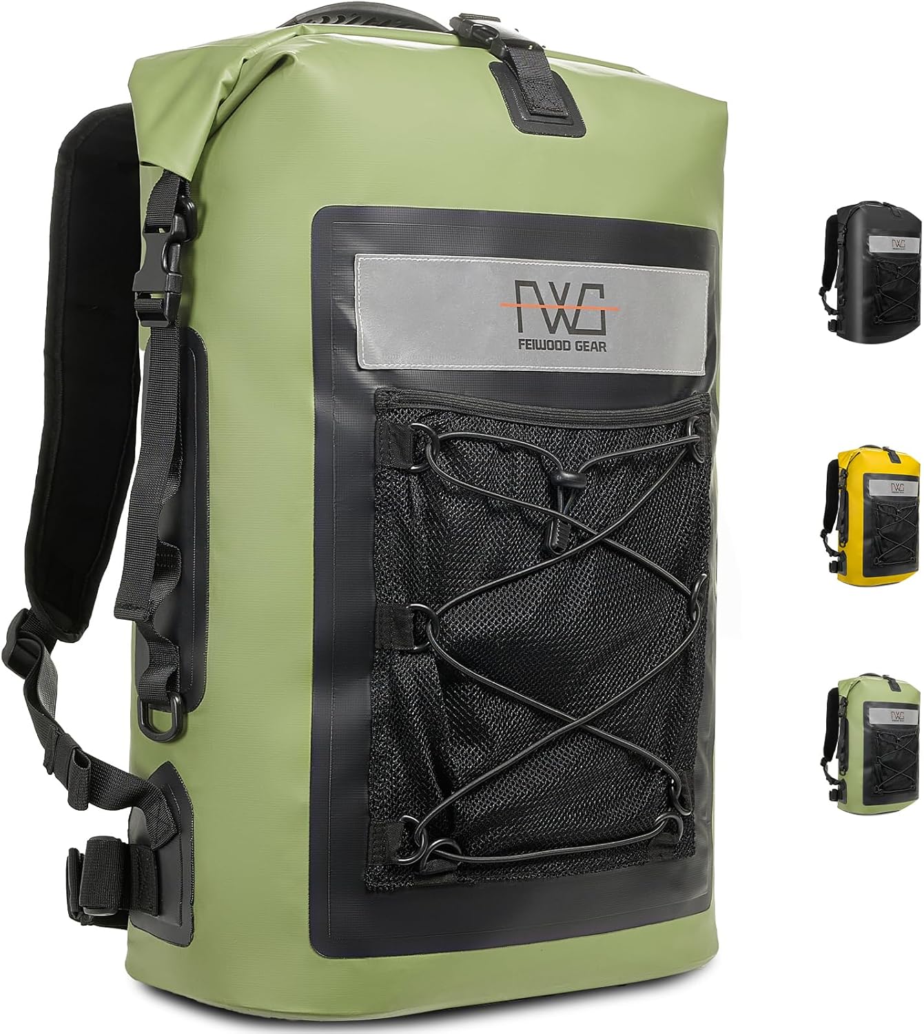 40L Floating Waterproof Dry Bag Backpack for Kayaking and Hiking