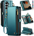 Defencase Galaxy Z Fold 7 Wallet Case - RFID 10-Card Zipper