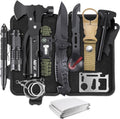 Gifts for Men Dad Husband Boyfriend Him Survival Kit 14-in-1 - Compact