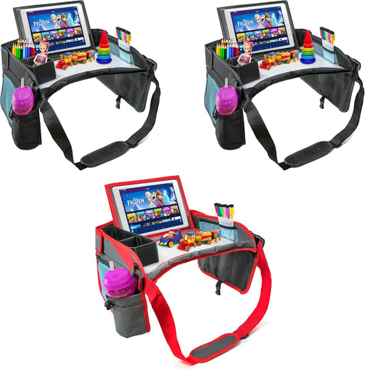 Kids Car Seat Activity Tray for Fun Travel with Snacks & More