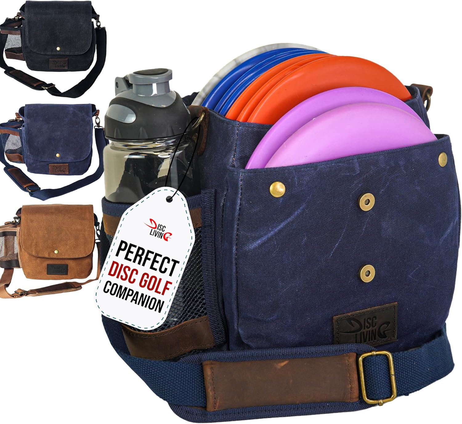 Lightweight Disc Golf Bag | Carry 10 Discs Easily