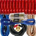 Audiobank 0 Gauge 6500W Amplifier Power Wiring Kit - Complete