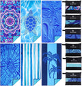 Oversized Microfiber Beach Towel 71x32 for Travel and Swim