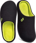 Men's Two-Tone Memory Foam House Slippers - Cozy Indoor Outdoor