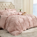 Bedsure King Size Comforter Set Rose Pink Tufted Boho - All Seasons