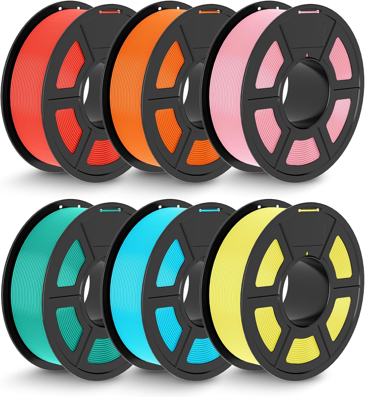 TECBEARS 3D Printer Filament Bundle - Vibrant Colors for All