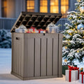 Outdoor Storage Deck Box 51 Gallon Taupe - Weatherproof Patio Chest