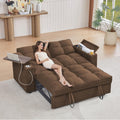 65 in 3-in-1 Folding Convertible Sofa Bed - Space-Saving Chenille