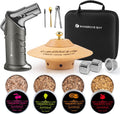 Whiskey Smoke Kit - 4 Wood Chips, Torch Included