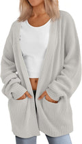 LILLUSORY Womens Oversized Cardigans Soft Knit Cardigan Sweater side