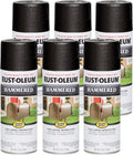 Rust-Oleum Hammered Black Spray Paint 12 oz Pack of 6 - Durable Finish