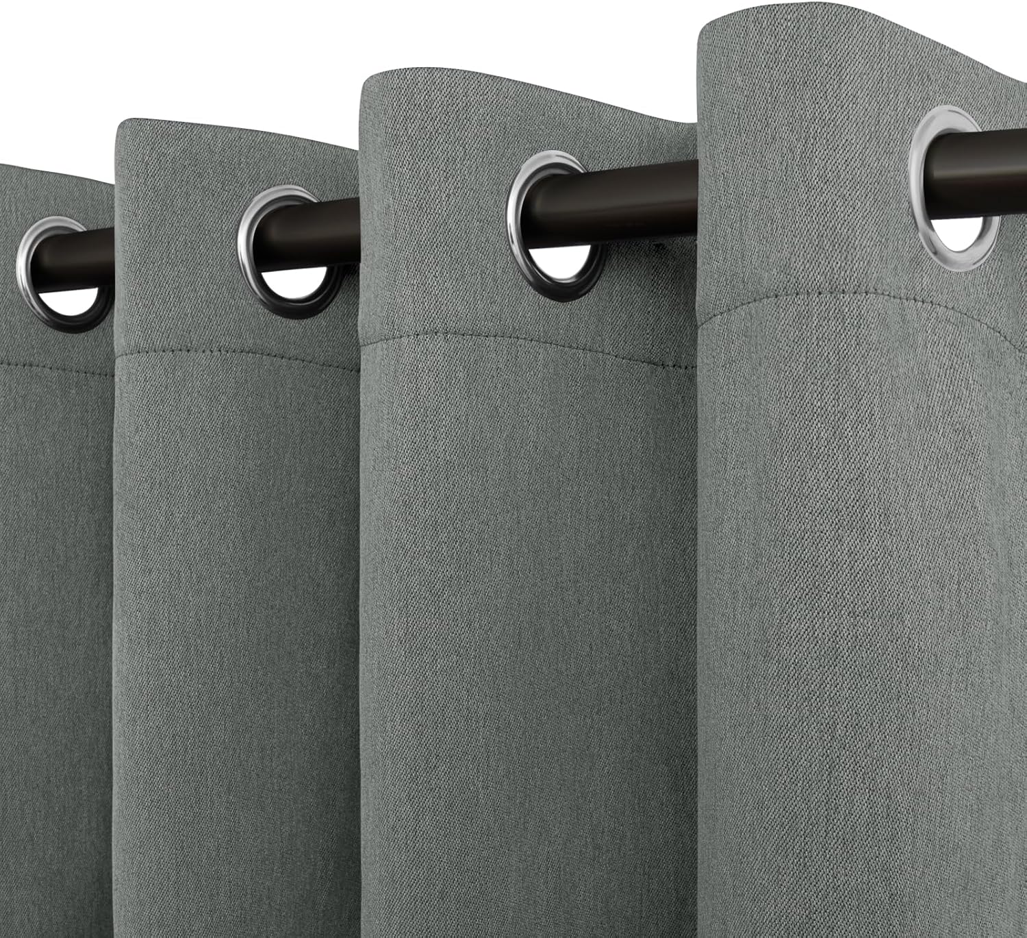 Easy-Going Linen Look Blackout Curtain for Bedroom and Living Room