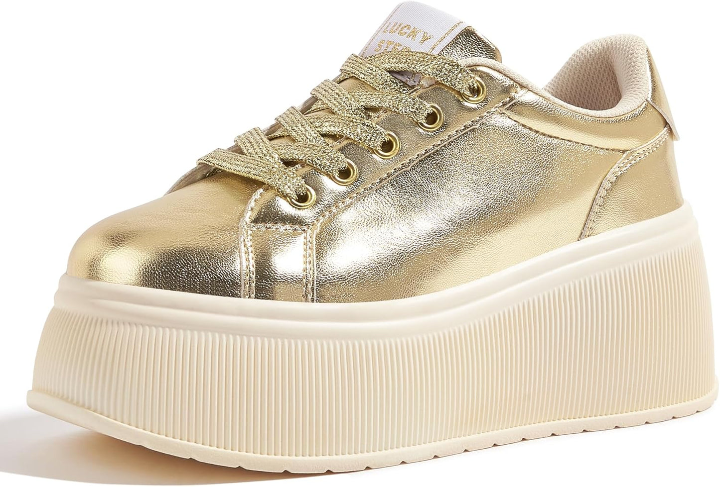 LUCKY STEP Women's Platform Fashion Sneakers for Stylish Comfort