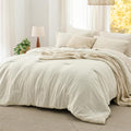 Bedsure Queen Size Comforter Set - Soft Prewashed All-Season Comfort
