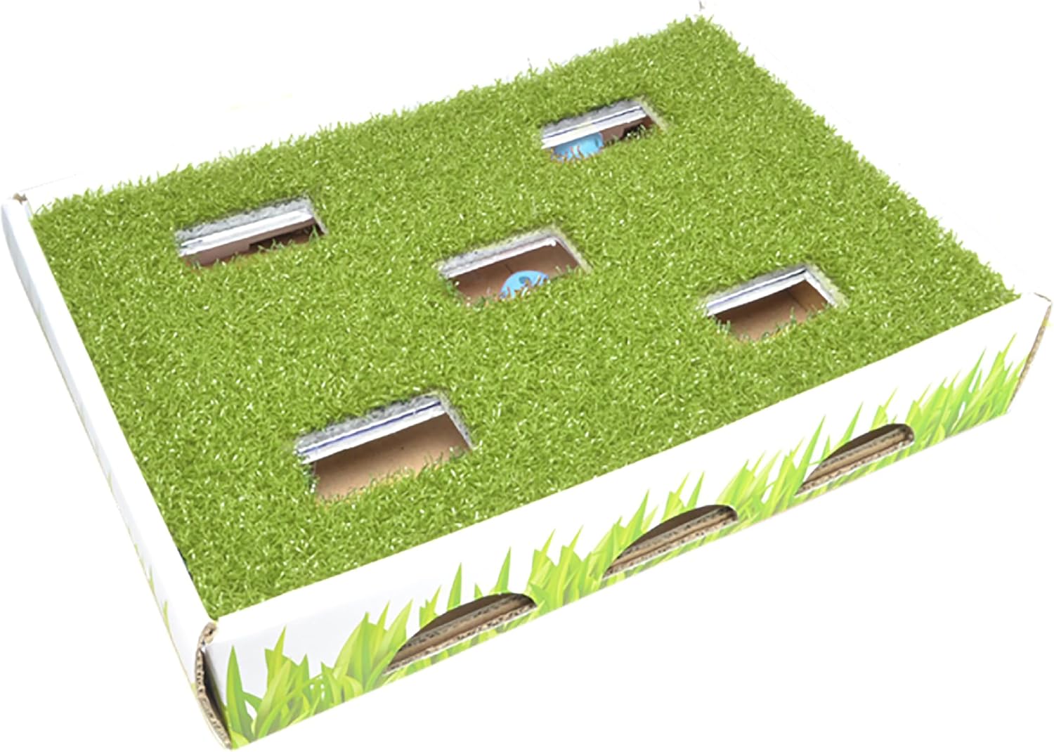 Interactive Cat Grass Box Toy