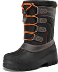 K KomForme Snow Boots for Boys: Insulated Waterproof Warmth
