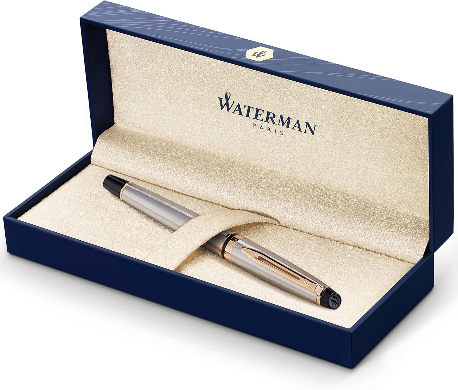 Waterman Expert Rollerball Pen with Gold Trim for Professionals