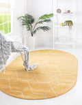 Stylish Geometric Trellis Area Rug by Unique Loom for Any Room