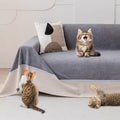 Cat Scratch Furniture Protector 118x91 in Dark Gray - Anti-Slip
