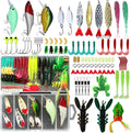 LASOCUHOO Fishing Lures Kit - Complete 94-Pack Tackle Set